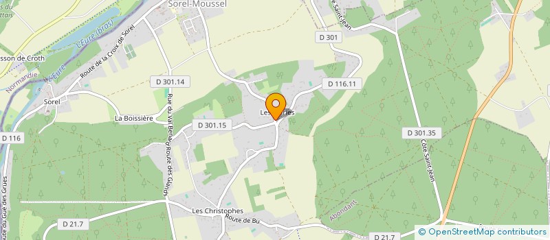 localisation de l'entreprise SCI ALVES à SOREL-MOUSSEL