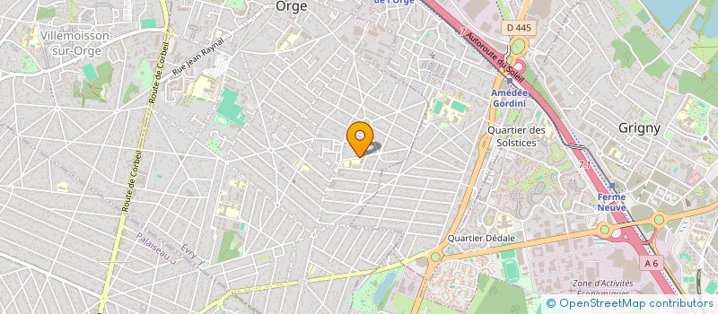 localisation de l'entreprise SCI ALVES à MORSANG-SUR-ORGE