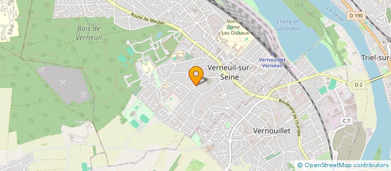 localisation de l'entreprise SCI ALVES FAMILY  VERNEUIL-SUR-SEINE