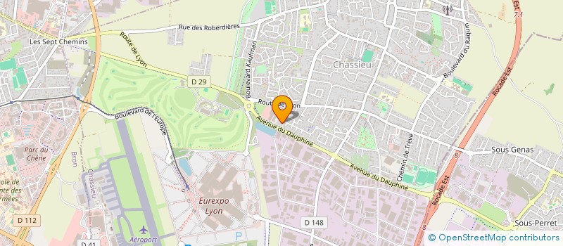 localisation de l'entreprise SCI ALVES IMMOBILIER  CHASSIEU