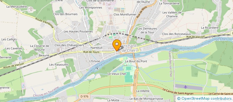 localisation de l'entreprise SCI ALVI à MONTRICHARD-VAL-DE-CHER
