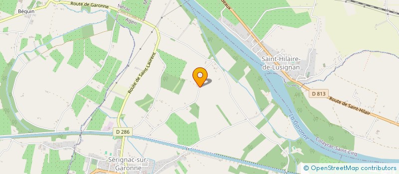 localisation de l'entreprise SCI ALVI à SERIGNAC SUR GARONNE