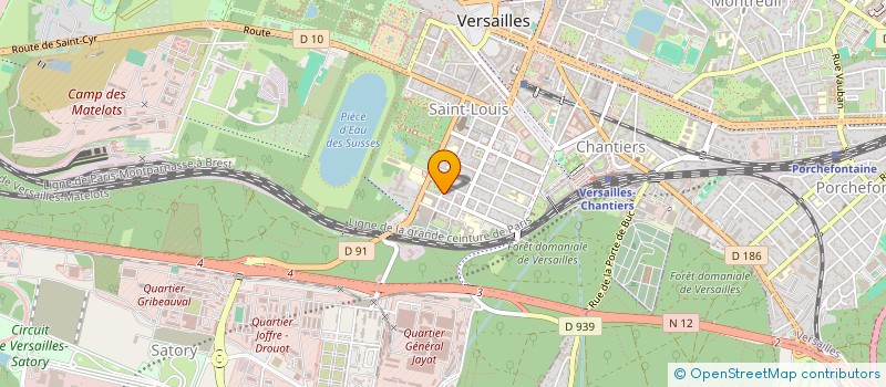 localisation de l'entreprise SCI ALVIAL à VERSAILLES