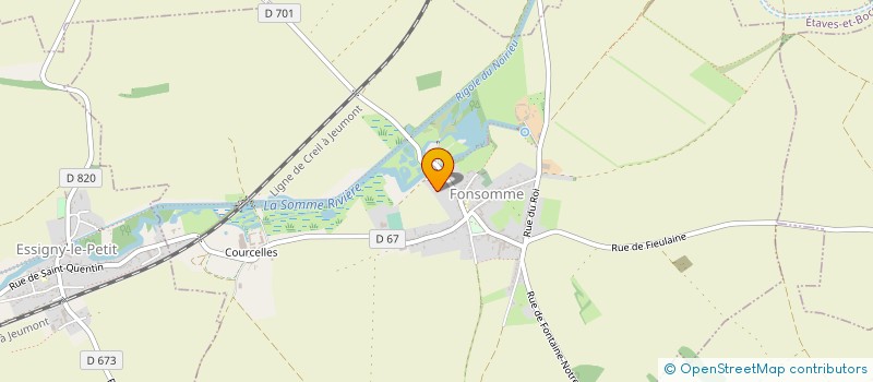 localisation de l'entreprise SCI ALVIE  FONSOMME