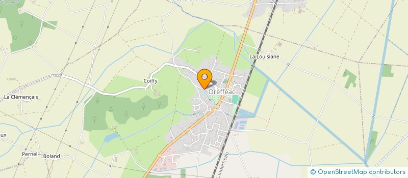 localisation de l'entreprise SCI ALVIN  DREFFEAC