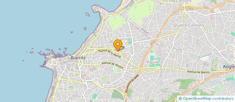 localisation de l'entreprise SCI ALVIRCA à BIARRITZ