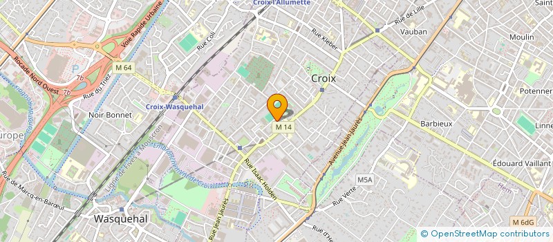 localisation de l'entreprise SCI ALVITO à CROIX
