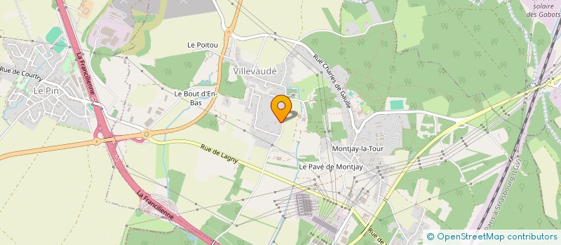 localisation de l'entreprise SCI ALVS IMMO  VILLEVAUDE
