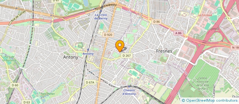 localisation de l'entreprise SCI ALWEL à ANTONY