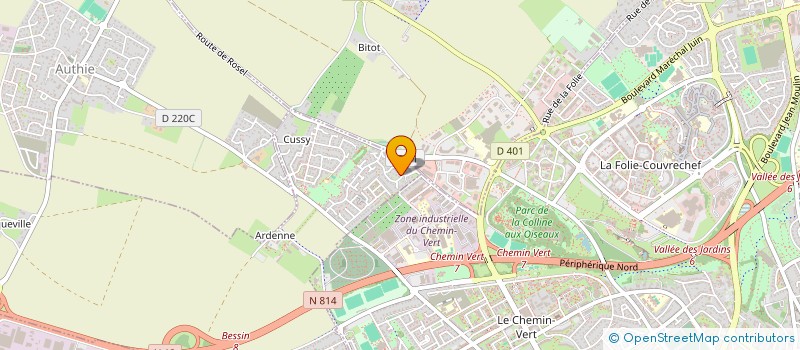 localisation de l'entreprise SCI ALY  SAINT-GERMAIN-LA-BLANCHE-HERBE