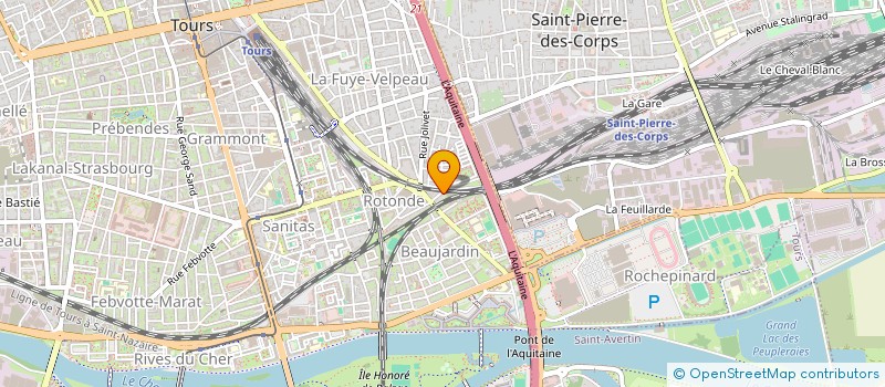 localisation de l'entreprise SCI ALYA  TOURS