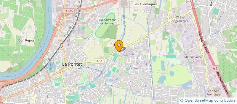 localisation de l'entreprise SCI ALYA  LE PONTET