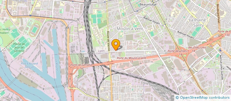 localisation de l'entreprise SCI ALYA  VENISSIEUX