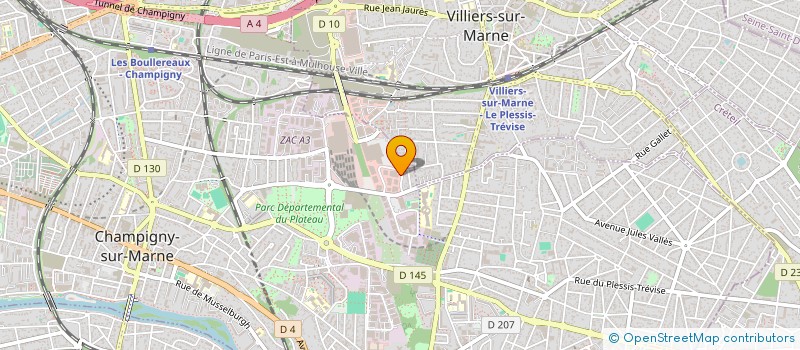 localisation de l'entreprise SCI ALYA à CHAMPIGNY-SUR-MARNE