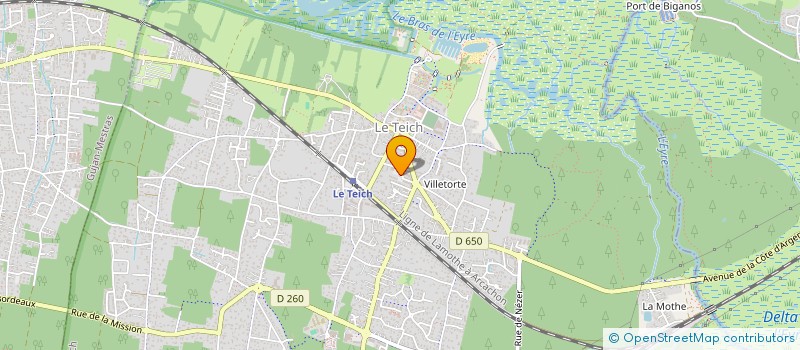 localisation de l'entreprise SCI ALYA INVEST  LE TEICH