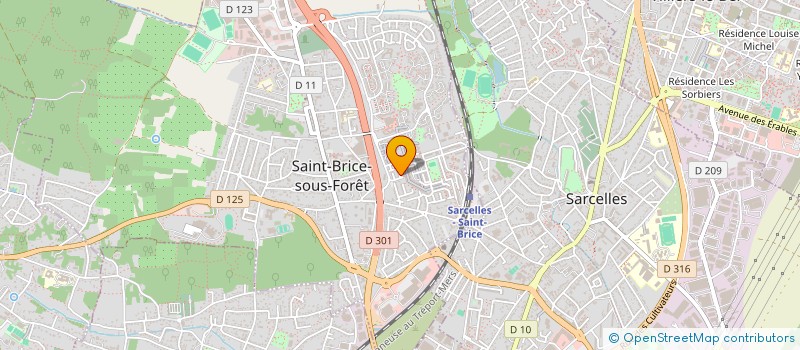 localisation de l'entreprise SCI ALYAH INVEST à SAINT-BRICE-SOUS-FORET