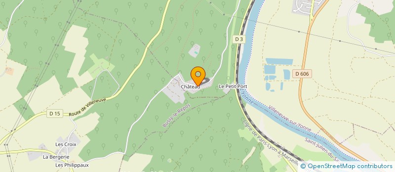 localisation de l'entreprise SCI ALYANA  VILLENEUVE-SUR-YONNE