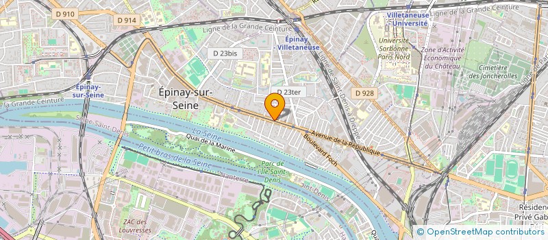 localisation de l'entreprise SCI ALYANA à EPINAY-SUR-SEINE
