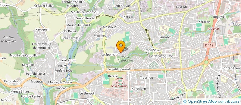 localisation de l'entreprise SCI ALYANE  BREST