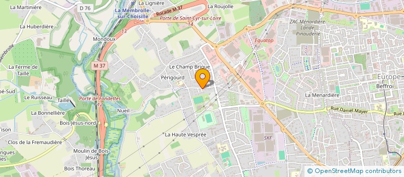 localisation de l'entreprise SCI ALYBERT  SAINT-CYR-SUR-LOIRE