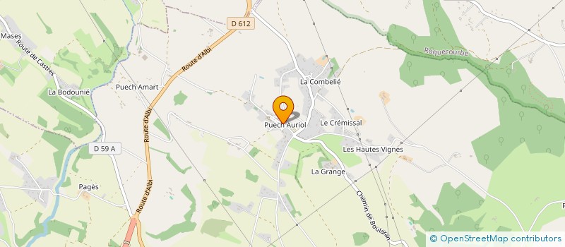 localisation de l'entreprise SCI ALYO  CASTRES