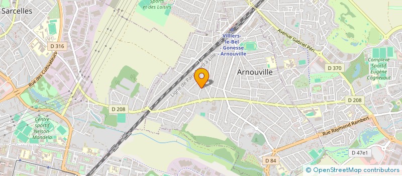 localisation de l'entreprise SCI ALYON & SEBASTIEN  ARNOUVILLE