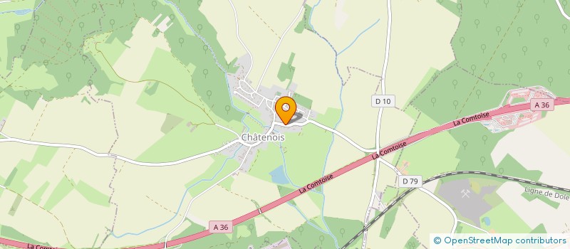 localisation de l'entreprise SCI ALYROM  CHATENOIS