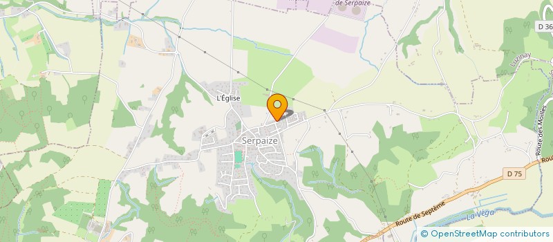 localisation de l'entreprise SCI ALYS  SERPAIZE