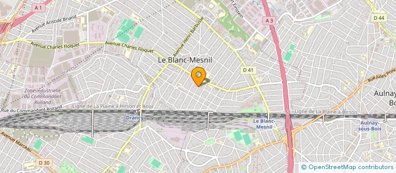 localisation de l'entreprise SCI ALYSA PETRILA à LE BLANC-MESNIL