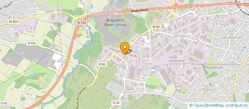 localisation de l'entreprise SCI ALYSCAMPS  PLAISANCE-DU-TOUCH