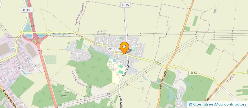 localisation de l'entreprise SCI ALYSSA  VOISENON