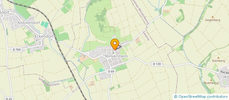 localisation de l'entreprise SCI ALYSSANNA  MINVERSHEIM