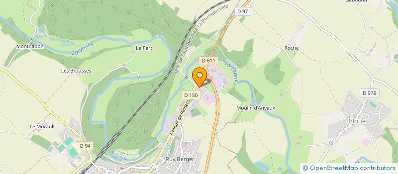 localisation de l'entreprise SCI ALYSSE  LUSIGNAN