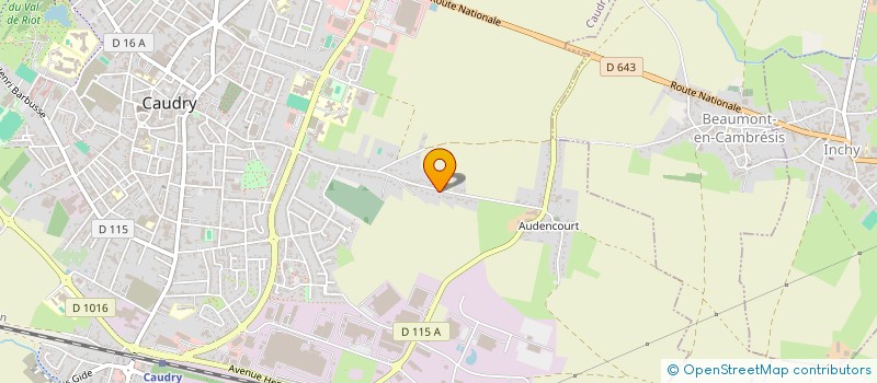 localisation de l'entreprise SCI ALYTE  CAUDRY