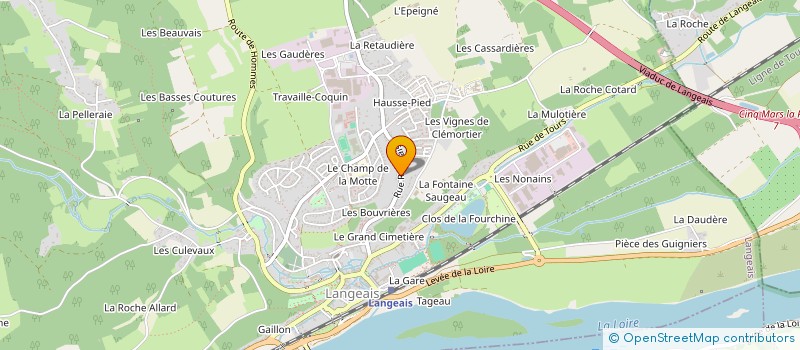 localisation de l'entreprise SCI ALYTIQUE  LANGEAIS