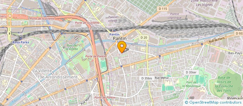 localisation de l'entreprise SCI ALYVE  MARBOIS