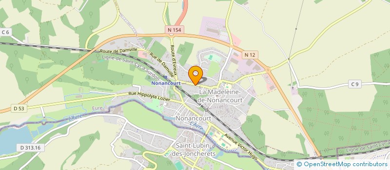 localisation de l'entreprise SCI ALYZEE  NONANCOURT