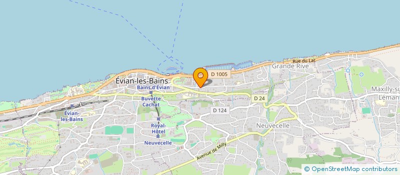 localisation de l'entreprise SCI ALZAABI  EVIAN-LES-BAINS