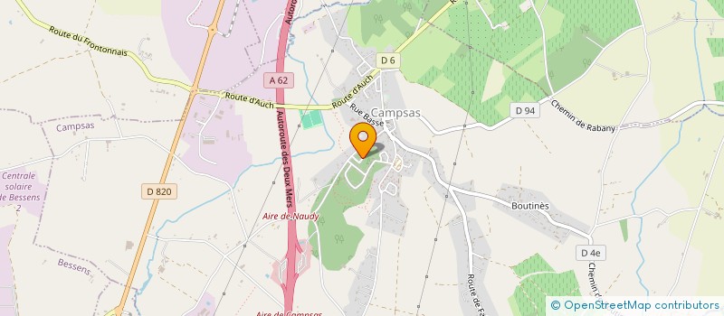 localisation de l'entreprise SCI ALZAGA - CAPALITA  CAMPSAS