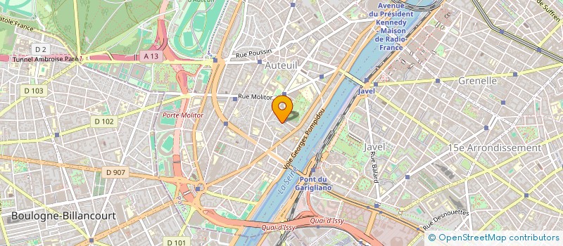 localisation de l'entreprise SCI ALZETO à PARIS 16
