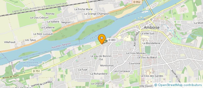 localisation de l'entreprise SCI AM 41  AMBOISE