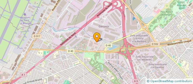 localisation de l'entreprise SCI AM  LE BLANC-MESNIL