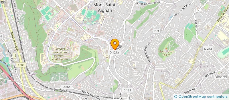 localisation de l'entreprise SCI AM  MONT-SAINT-AIGNAN