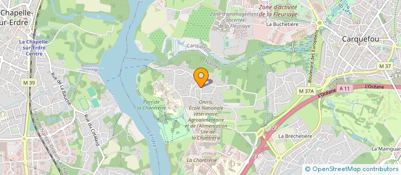 localisation de l'entreprise SCI AM à NANTES