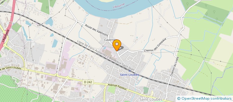 localisation de l'entreprise SCI AM  SAINT-LOUBES