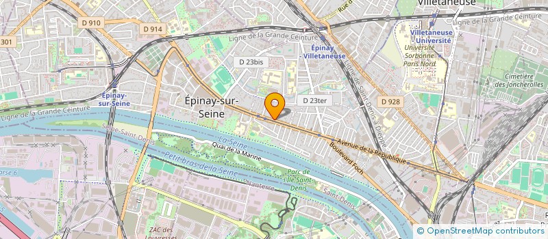 localisation de l'entreprise SCI AM à EPINAY-SUR-SEINE