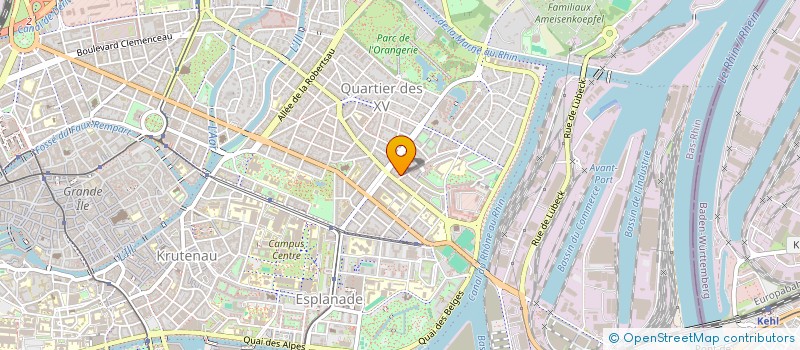 localisation de l'entreprise SCI AM  STRASBOURG