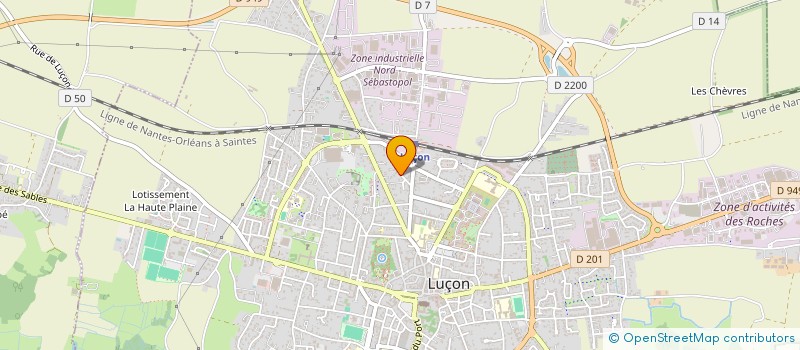 localisation de l'entreprise SCI AM  LUCON