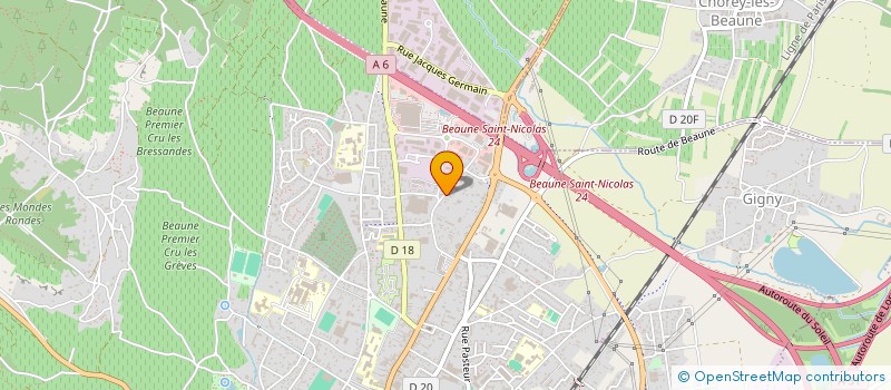 localisation de l'entreprise SCI AM ARCHIMEDE à BEAUNE