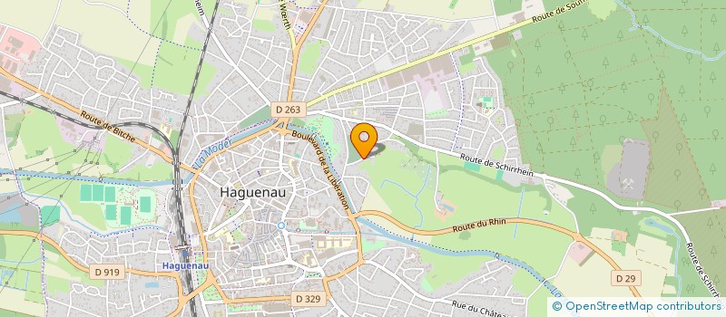 localisation de l'entreprise SCI AM BOROSCA  HAGUENAU